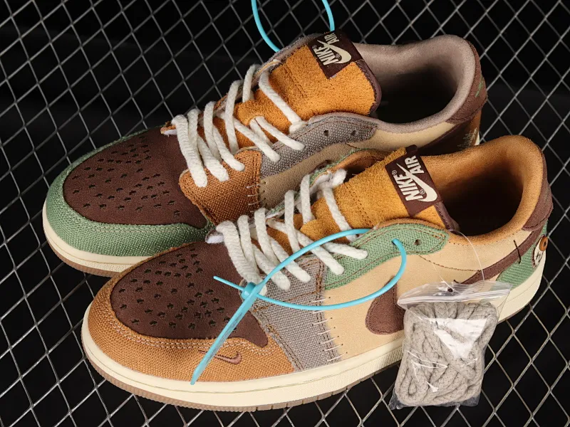 All Categories Air Jordan Jordan Series Basketball Shoes Air Jordan 1 Low Air Jordan 1 Low "Voodoo" AJ1 Joe 1 Voodoo Doll Retro Culture Leisure Sports Shoes DZ7292-200